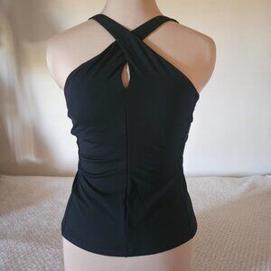 Athleta Black Crossed Tankini – Size Small – NWOT